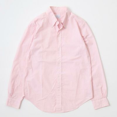 【ポップアップイベント 期間限定販売中】FAR EAST MANUFACTURING (ファー イースト マニュファクチャリング)  L/S COTTON MICRO SUCKER BD SHIRT - CHERRY