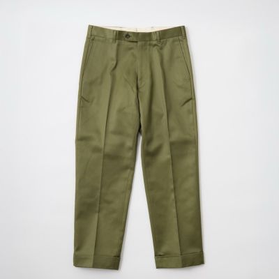 D.C. WHITE (ディーシーホワイト)  WEST POINT AMERICAN TROUSER - OLIVE