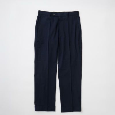 D.C. WHITE (ディーシーホワイト)  SEERSUCKER AMERICAN TROUSER - NAVY