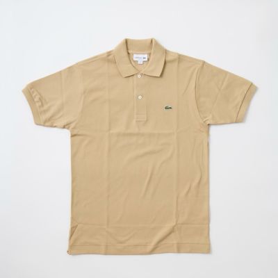 【72時間限定 タイムセール】FRANCE LACOSTE (フランスラコステ)  S/S PIQUE POLO - 02S VIENNESE BEIGE