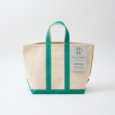 Barkoutsiders (バークアウトサイダーズ)  BLUE LINES TOTE 80's MEDIUM - GREEN