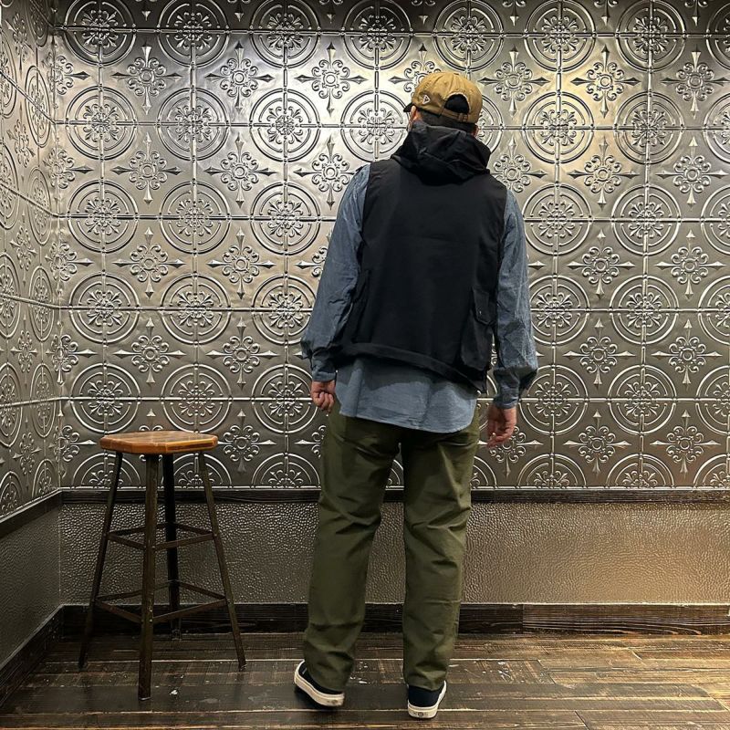 Engineered Garments フード付きベスト M ネイビー Engineered Garments フード付きベスト M ネイビー Engineered