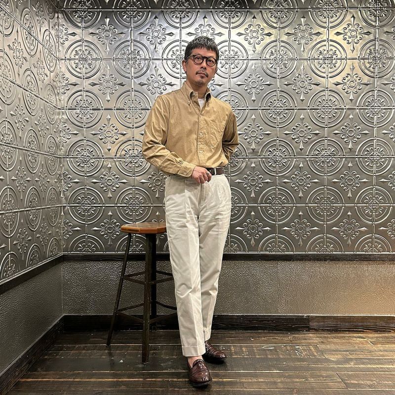 WORKERSワーカーズ ボタンダウンシャツ コーデュロイ ブラ