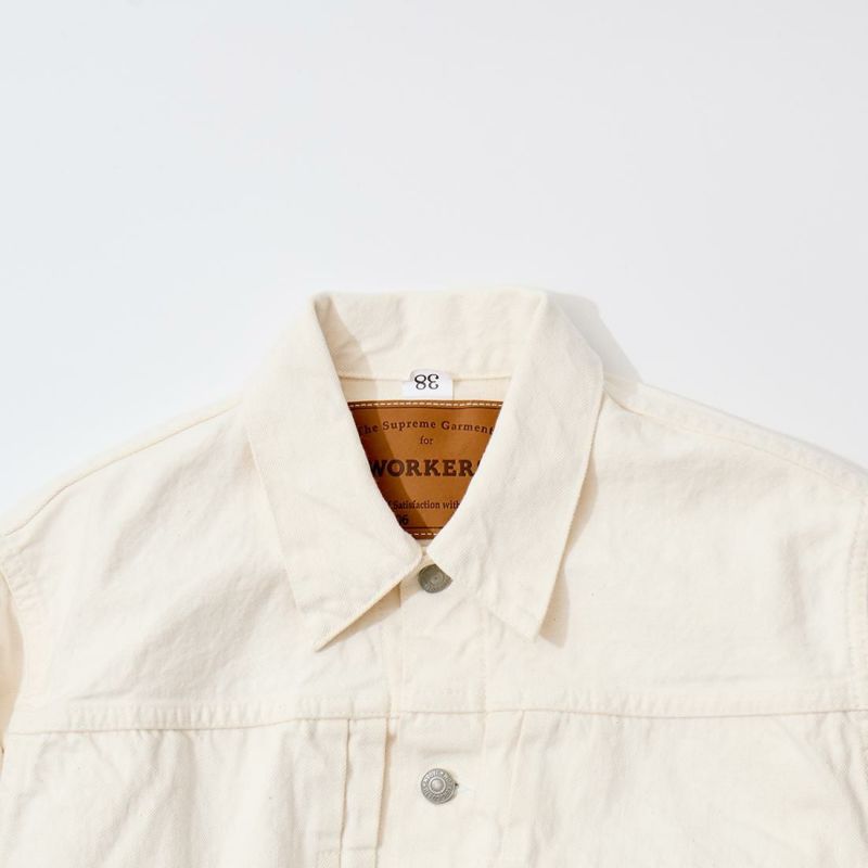 WORKERS (ワーカーズ) 13.75 ホワイトローデニムジャケット ジージャン