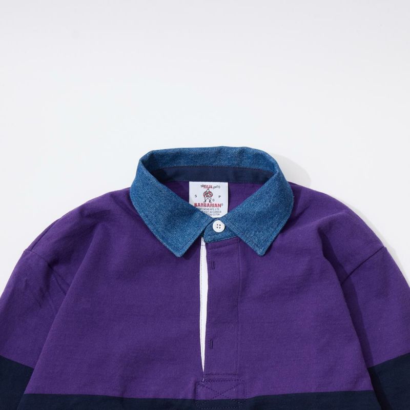 BARBARIAN (バーバリアン) ラグビーシャツ メンズ カナダ製 Explorer