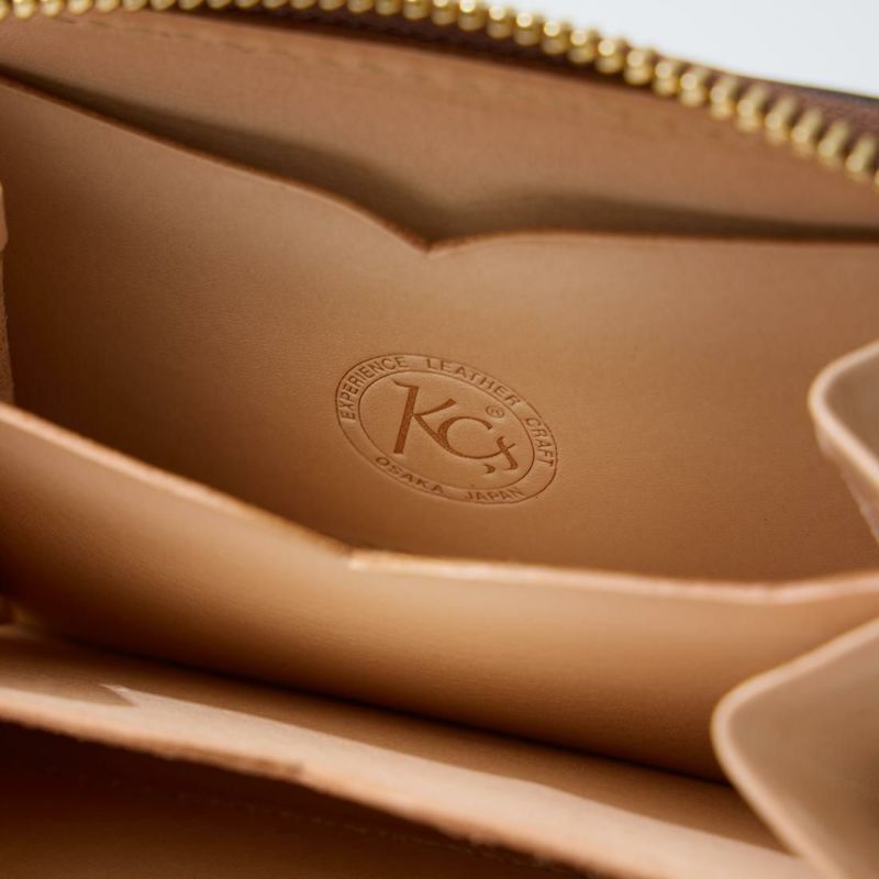 KC's LEATHER CRAFT ニつ折り財布 本革　新品未使用 KC's LEATHER CRAFT ニつ折り財布 本革 新品未使用 二つ折り財布
