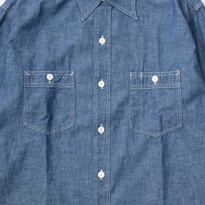 POST OVERALLS (ポストオーバーオールズ) 3217-11 ST.LOUIS CHAMBRAY 通販