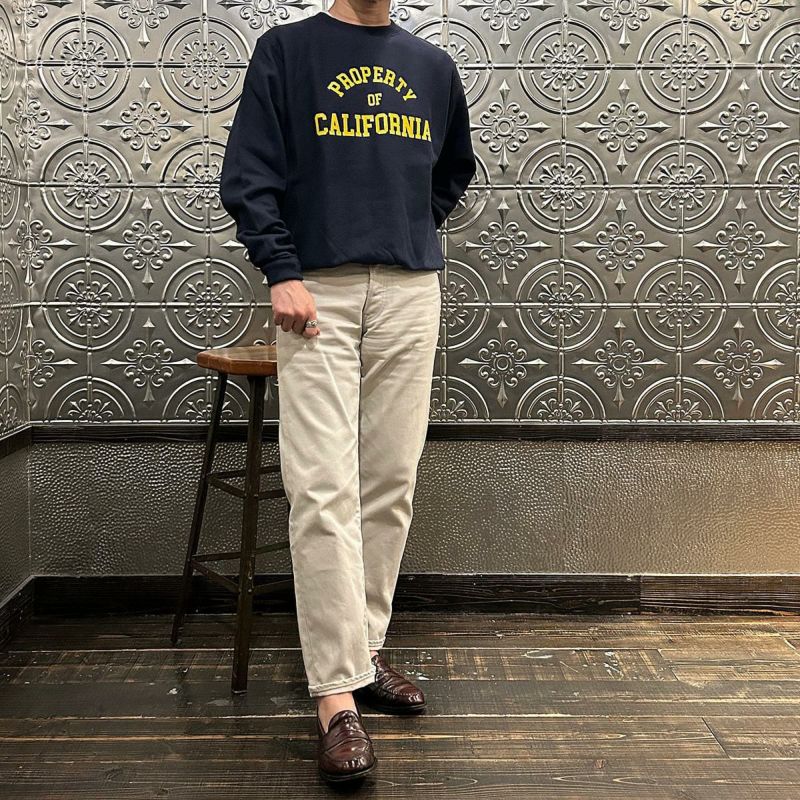 未使用CALIFOLKS × Champion プリントスウェット CALIFOLKS (カリフォークス) プリント クルーネック スウェットシャツ