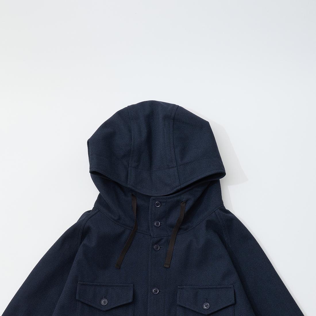 Modular M2520 MODMNT (モドメント) M2520-1I014F TWEED KNIT HOODED SHIRT ツイード ニット フーデッドシャツ 通販