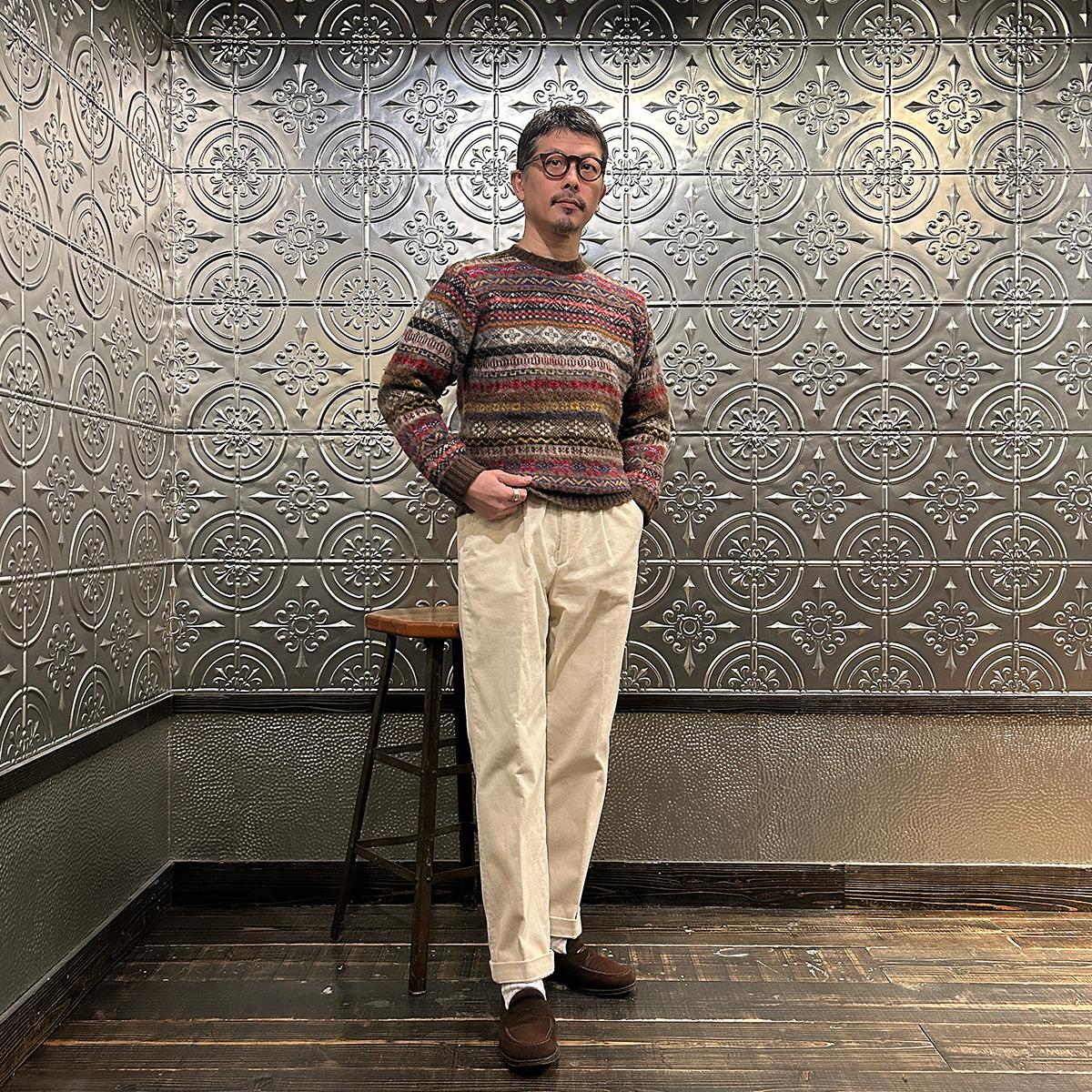 JAMIESON'S (ジャミーソンズ) シャギードッグセーター フェアアイル