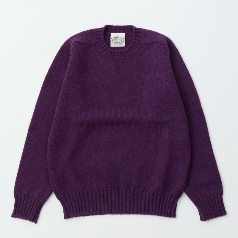 Jamieson's クルーネックセーター　XS パープル　紫 000000023839-01-l.jpg?t=